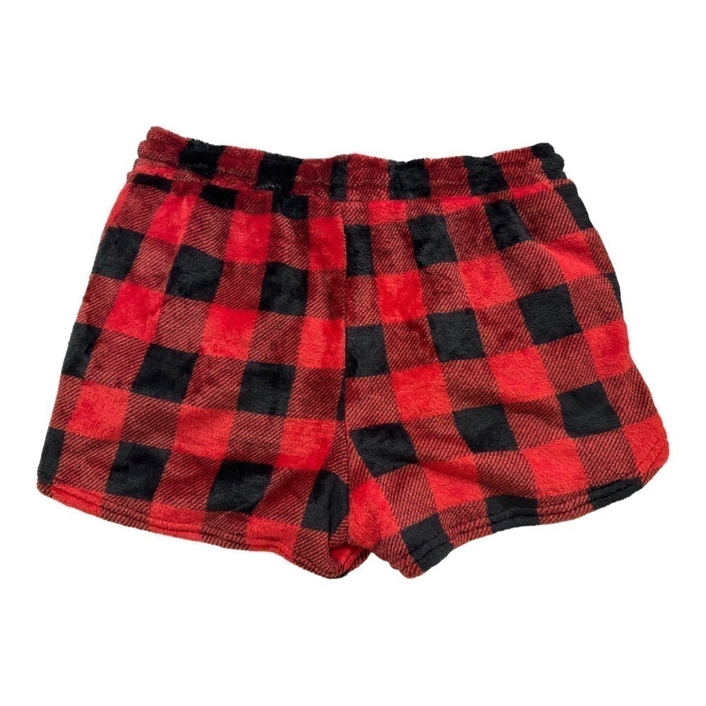 Cozie by Pinkrose Buffalo Check Drawstring Pajama Short Size Large - Picture 2 of 3